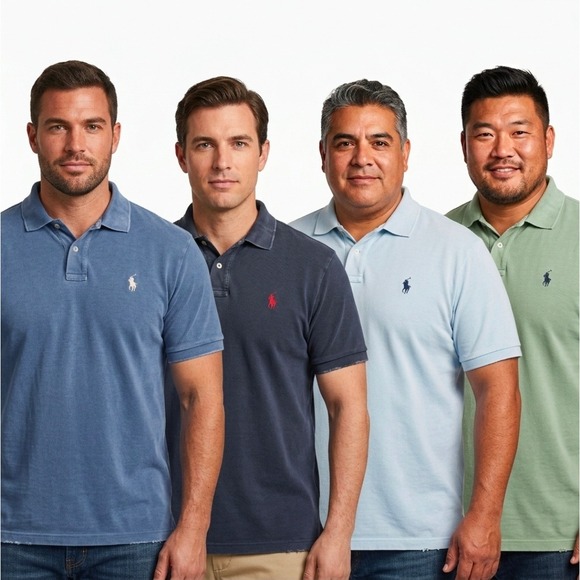 Polo Ralph Lauren Other - Polo Ralph Lauren 4ct Bundle Multicolor Polo Shirts Size XXL Classic Fit Logo
